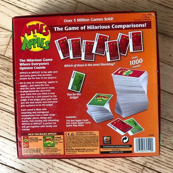 APPLES TO APPLES BOARD GAME - Picture 2 of 2